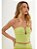 Cropped Vix Verde - Amarelo - Lima Modelo Top Della Sem Alças - Imagem 1