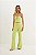Cropped Vix Verde - Amarelo - Lima Modelo Top Della Sem Alças - Imagem 4