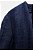 Blusa Zara Azul Marinho Modelo Cruzado Linho - Imagem 5
