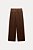 Calça Zara Marrom de Linho Modelo Pareô - Imagem 6