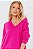 Blusa Zara Rosa de Lã Gola V - Imagem 3