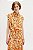 Vestido Andrea Marques  Estampado Laranja e Amarelo - Imagem 2