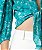 Blusa Adriana Degreas Azul - Branca - Estampada Mangas Bufantes - Imagem 2