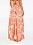 Saia Longa Adriana Degreas Estampada Motivo Conchas Fundo Coral - Imagem 5