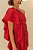 Vestido Curto Farm Vermelho Um Ombro Só - Imagem 3