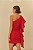 Vestido Curto Farm Vermelho Um Ombro Só - Imagem 2
