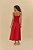 Vestido Longo Farm Vermelho de Algodão - Imagem 2