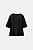 Blusa Zara Preta Acinturada Evasê - Imagem 2