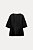 Blusa Zara Preta Acinturada Evasê - Imagem 3