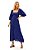 Vestido Vix Azul Estampado Modelo Diana - Imagem 1