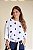 Blusa Le Chic Branca Estampada Modelo Elza - Imagem 1