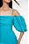Vestido Cris Barros Azul Modelo Arista - Imagem 3
