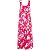 Vestido Cantão Vermelho Estampado Floral - Imagem 4