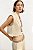 Colete Zara Bege Modelo Cropped - Imagem 2