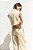 Colete Zara Bege Modelo Cropped - Imagem 3