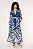 Conjunto Cris Barros Azul Saia + Blusa - Imagem 1