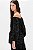 Blusa Cris Barros Preta Modelo Vivian - Imagem 4