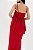 Vestido Cris Barros Vermelho Modelo Amelie - Imagem 4