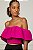 Blusa Animale Rosa Pink Ombro a Ombro - Imagem 1