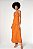 Vestido Cris Barros Laranja Modelo Janaína - Imagem 3
