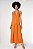 Vestido Cris Barros Laranja Modelo Janaína - Imagem 1