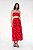 Conjunto Cris Barros Saia e Blusa Vermelho - Imagem 1