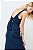 Vestido Cris Barros Azul Marinho Em Linho - Imagem 3