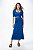 Vestido Cris Barros Azul Modelo Roberta - Imagem 1