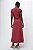 Vestido Cris Barros Vinho Modelo Fraga Jazz - Imagem 3