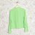 Blusa Animale Verde Em Seda - Imagem 2