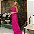 Vestido NV Rosa Pink Sem Alças Em Seda - Imagem 2