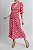 Vestido Cris Barros Rosa Estampado Longo - Imagem 2