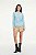 Blusa Animale Azul Manga Longa Modelo Georgette - Imagem 3