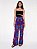 Calça Cris Barros Roxa Com Bordados - Imagem 1