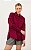 Camisa Lizie Vinho Modelo Oversized - Imagem 4