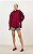Camisa Lizie Vinho Modelo Oversized - Imagem 1