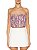 Blusa Lilly Sarti Rosa Estampada - Imagem 5