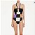 Body Adriana Degreas Preto E Branco Estampado - Imagem 1