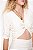 Cropped Cris Barros Offwhite Modelo Giorgiana - Imagem 4