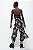 Calça Cris Barros Preta Floral Modelo Leger - Imagem 3