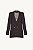 Conjunto Cris Barros Calça + Blazer Preta Em Poá - Imagem 6