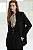 Conjunto Cris Barros Blazer + Blusa Preta Em Poá - Imagem 1
