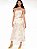 Vestido Cris Barros Bege Bordado Modelo Florence - Imagem 1