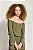 Blusa NV Verde Leaf Modelo Gina - Imagem 2