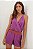 Blusa Vix Rosa Berry Burst Modelo Top Slim Wrap - Imagem 1