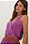 Blusa Vix Rosa Berry Burst Modelo Top Slim Wrap - Imagem 4