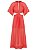 Vestido Vix Laranja Raspberry Modelo Sallisa - Imagem 7