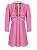 Vestido Vix Rosa Modelo Mel - Imagem 4