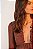 Vestido Vix Marrom Modelo Mel - Imagem 3