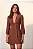 Vestido Vix Marrom Modelo Mel - Imagem 1
